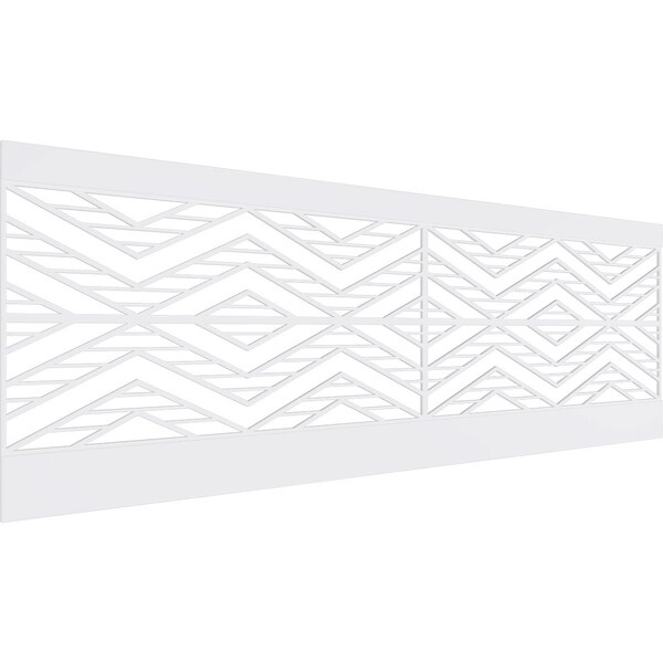 Ekena Millwork 32"H x 94 1/2"W Gilcrest PVC Wainscot Paneling Kit WPK32X94GCT - main